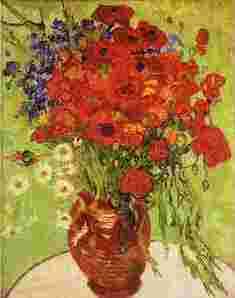 Vincent Van Gogh Red Poppies and Daisies oil painting picture
